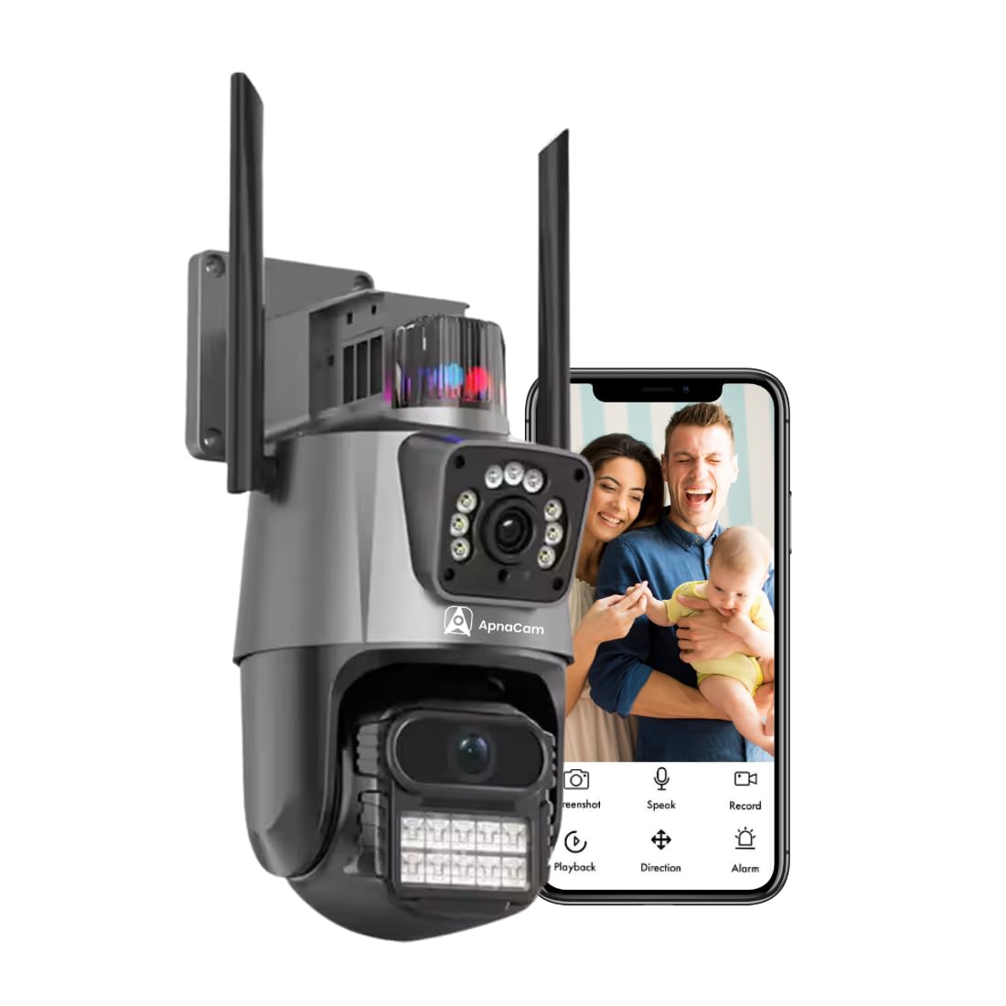 ApnaCam Dual Lens 4G SIM Camera