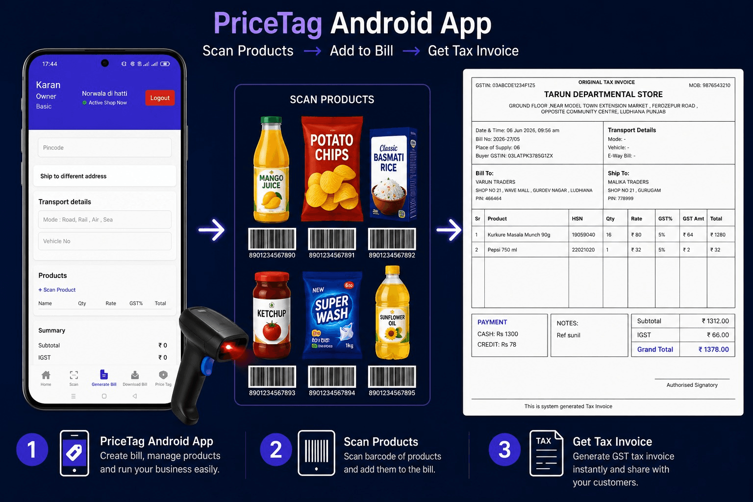 PriceTag Mobile App